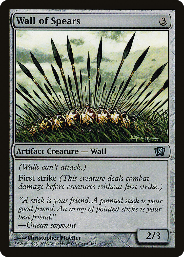 Wall of Spears (8ED-320★) - 8th Edition