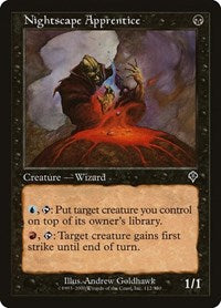 Nightscape Apprentice (112) [Invasion]