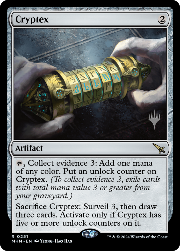 Cryptex (PPMKM-251) - Murders at Karlov Manor Promos