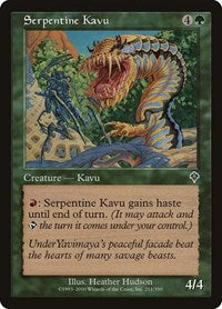 Serpentine Kavu (211) [Invasion]