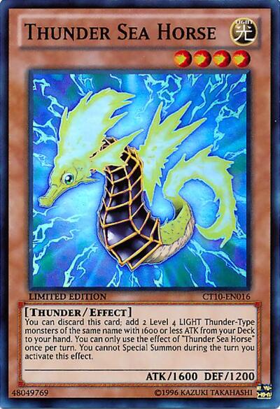 Thunder Sea Horse (CT10-EN016) [2013 Collectors Tins]