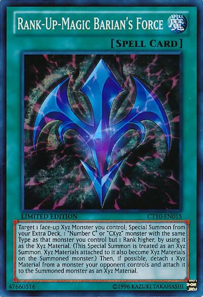 Rank-Up-Magic Barian's Force (CT10-EN015) [2013 Collectors Tins]