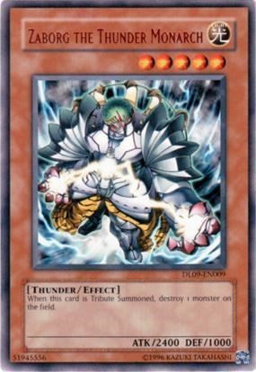 Zaborg the Thunder Monarch (Blue) (DL09-EN009) [Duelist League Promo]