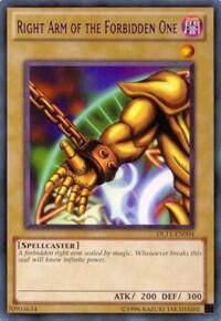 Right Arm of the Forbidden One (Purple) (DL11-EN004) [Duelist League Promo]