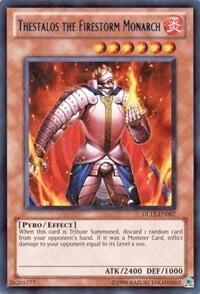 Thestalos the Firestorm Monarch (Red) (DL12-EN007) [Duelist League Promo]