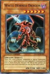 White-Horned Dragon (GXNG-EN001) [GX Next Generation Blister Pack Promo]