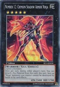 Number 12: Crimson Shadow Armor Ninja (SP13-EN030) [Star Pack 2013]