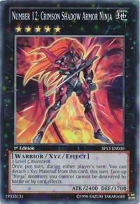 Number 12: Crimson Shadow Armor Ninja (Starfoil) (SP13-EN030) [Star Pack 2013]
