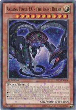 Arcana Force EX - The Light Ruler (Starfoil) (SP13-EN044) - Star Pack 2013 Unlimited