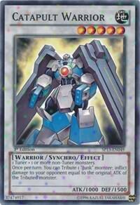 Catapult Warrior (Starfoil) (SP13-EN049) [Star Pack 2013]