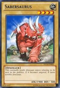 Sabersaurus (Blue) (DL16-EN001) [Duelist League Promo]