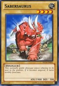 Sabersaurus (Green) (DL16-EN001) [Duelist League Promo]