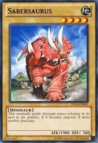 Sabersaurus (Purple) (DL16-EN001) [Duelist League Promo]