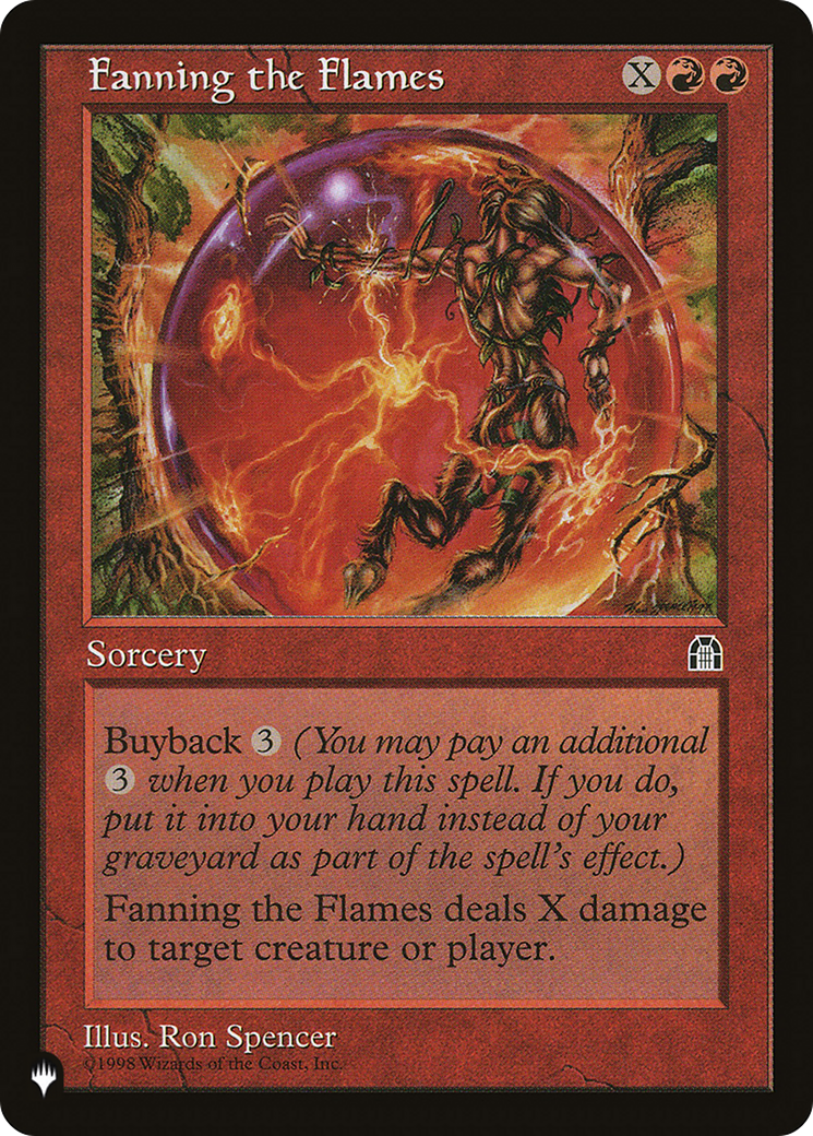 Fanning the Flames (LIST-) - The List