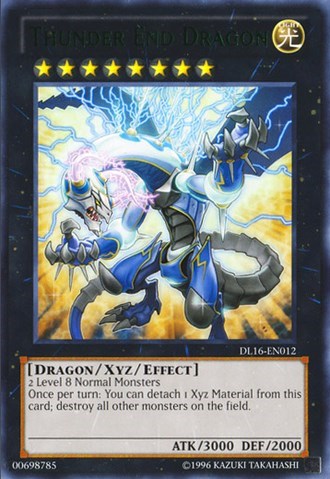 Thunder End Dragon (Green) (DL16-EN012) [Duelist League Promo]