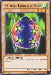 4-Starred Ladybug of Doom (YSYR-EN010) [Starter Deck: Yugi Reloaded]