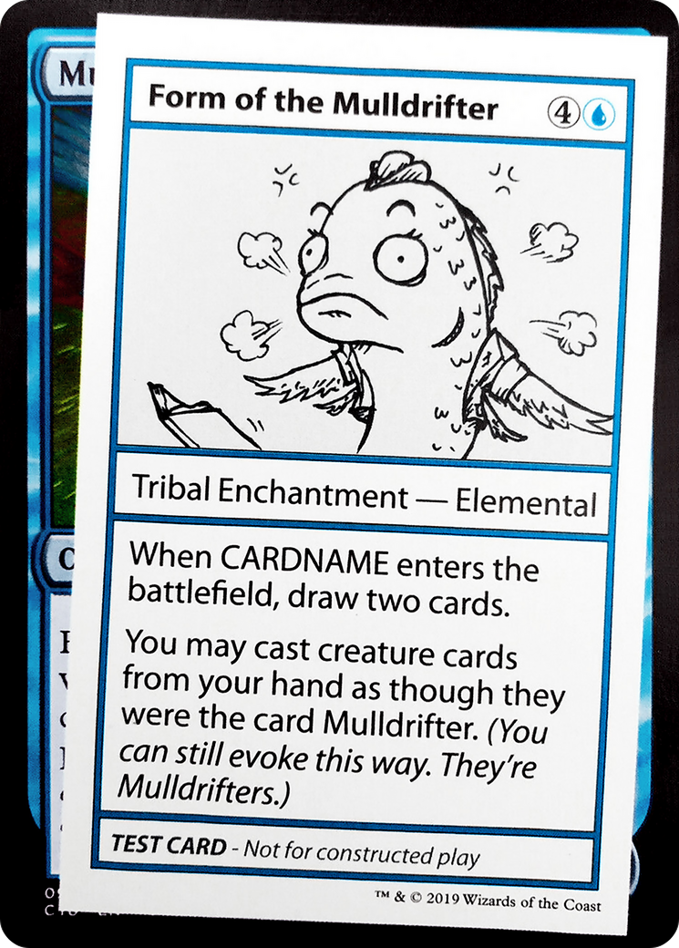 Form of the Mulldrifter (No PW Symbol) (CMB1-) - Mystery Booster Playtest Cards 2021