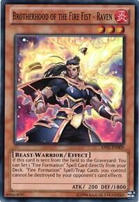 Brotherhood of the Fire Fist - Raven (AP02-EN009) [Astral Pack 2]