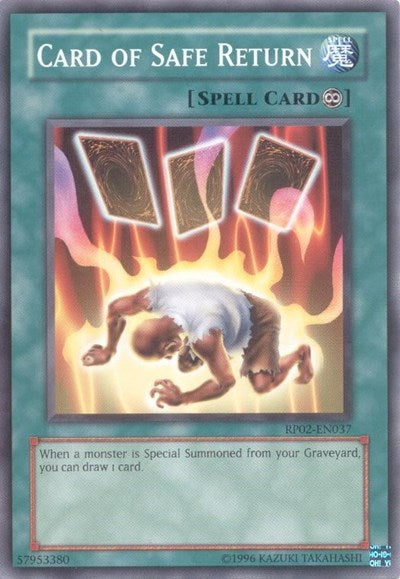 Card of Safe Return (RP02-EN037) [Retro Pack 2]