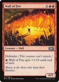Wall of Fire (167) [Magic 2015 (M15)]