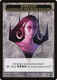 Emblem - Liliana of the Dark Realms (11) [Magic 2013 (M13)]