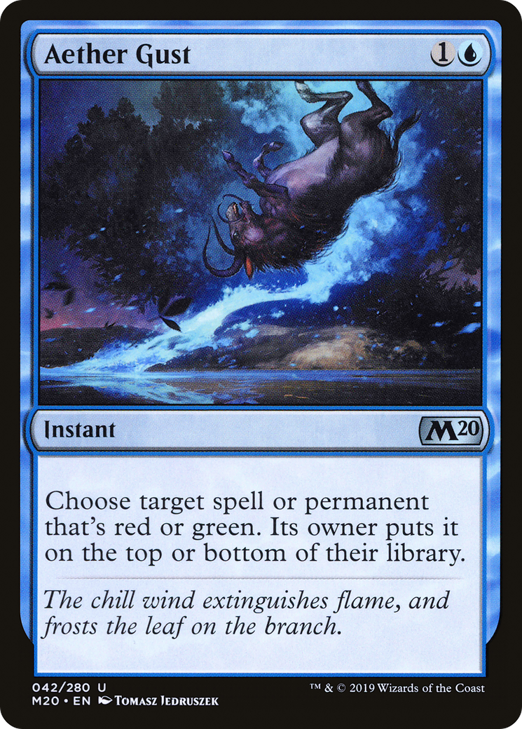 Aether Gust (M20-042) - Core Set 2020 Foil