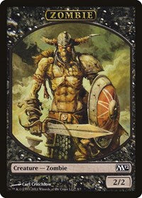 Zombie Token (3) [Magic 2012 (M12)]