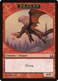 Dragon Token (5) [Return to Ravnica]