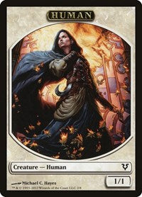 Human Token (2) (2) [Avacyn Restored]