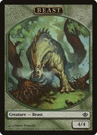 Beast Token (4/4) (T2) [Duel Decks: Garruk vs. Liliana]