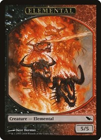 Elemental Token (9) (9) [Shadowmoor]