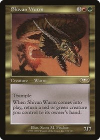 Shivan Wurm (124) [Planeshift]