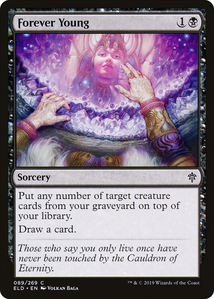 Forever Young (ELD-089) - Throne of Eldraine Foil