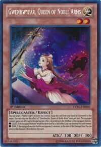 Gwenhwyfar, Queen of Noble Arms (LVAL-EN086) [Legacy of the Valiant]