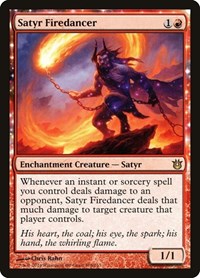 Satyr Firedancer (108) [Born of the Gods]