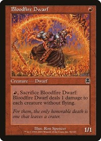 Bloodfire Dwarf (56) [Apocalypse]