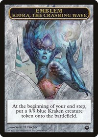 Emblem - Kiora, the Crashing Wave (11) [Born of the Gods]
