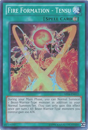 Fire Formation - Tensu (AP04-EN012) [Astral Pack 4]