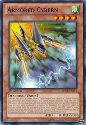 Armored Cybern (SDCR-EN011) - Structure Deck: Cyber Dragon Revolution 1st Edition