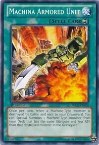 Machina Armored Unit (SDCR-EN028) [Structure Deck: Cyber Dragon Revolution]