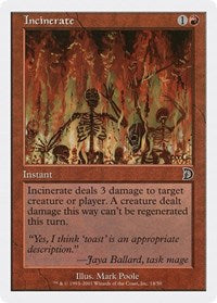Incinerate (14) [Deckmasters Garfield vs Finkel]
