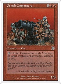 Orcish Cannoneers (17) [Deckmasters Garfield vs Finkel]