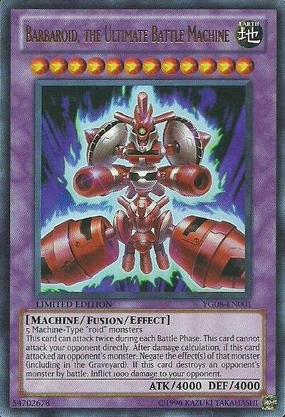 Barbaroid, the Ultimate Battle Machine (YG08-EN001) [Yu-Gi-Oh! GX Manga Promotional Cards]