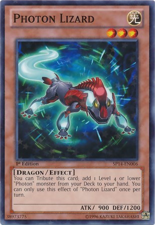 Photon Lizard (Starfoil) (SP14-EN006) [Star Pack 2014]