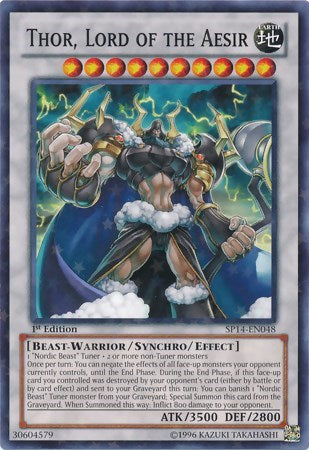 Thor, Lord of the Aesir (Starfoil) (SP14-EN048) [Star Pack 2014]