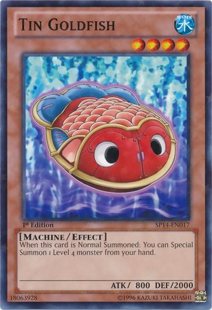Tin Goldfish (Starfoil) (SP14-EN017) [Star Pack 2014]