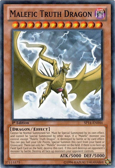 Malefic Truth Dragon (Starfoil) (SP14-EN044) [Star Pack 2014]