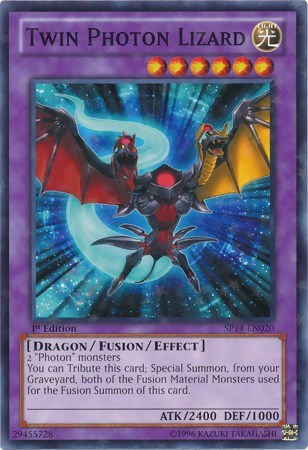 Twin Photon Lizard (Starfoil) (SP14-EN020) [Star Pack 2014]