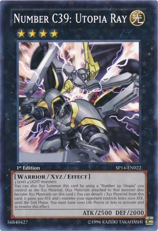 Number C39: Utopia Ray (Starfoil) (SP14-EN022) [Star Pack 2014]