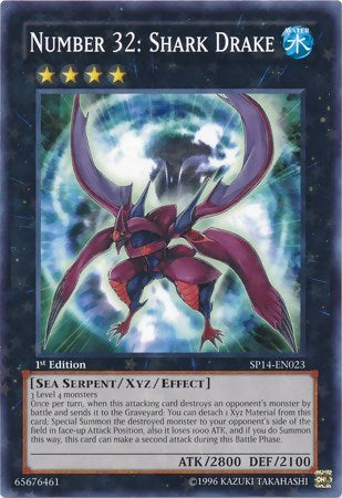 Number 32: Shark Drake (Starfoil) (SP14-EN023) [Star Pack 2014]